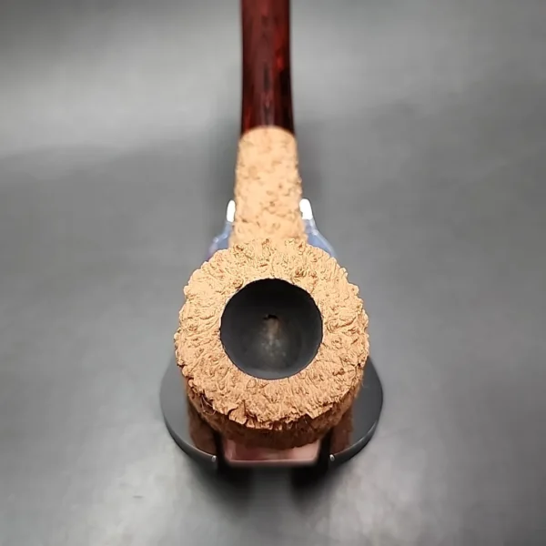 Pipe Tristan Rusticated Shape 55 Handmade Briar Pipe, New - Image 6