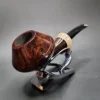 Pipe Tristan Smooth Swedish Bulldog Handmade Briar Pipe, New - Image 6