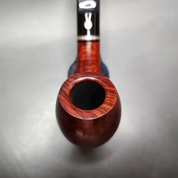 Thomas Cristiano Smooth Bent Brandy Estate Briar Pipe, Unsmoked - Image 6