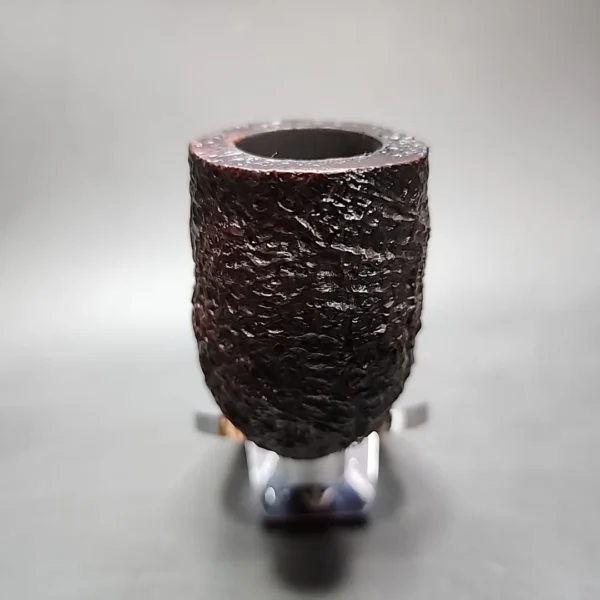 1960 Dunhill Shell ODA 835 Sandblasted Billiard Estate Briar Pipe, English Estates - Image 6