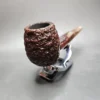 Caminetto Business 121 Rusticated Brandy Estate Briar Pipe, Italian Estates - Image 6