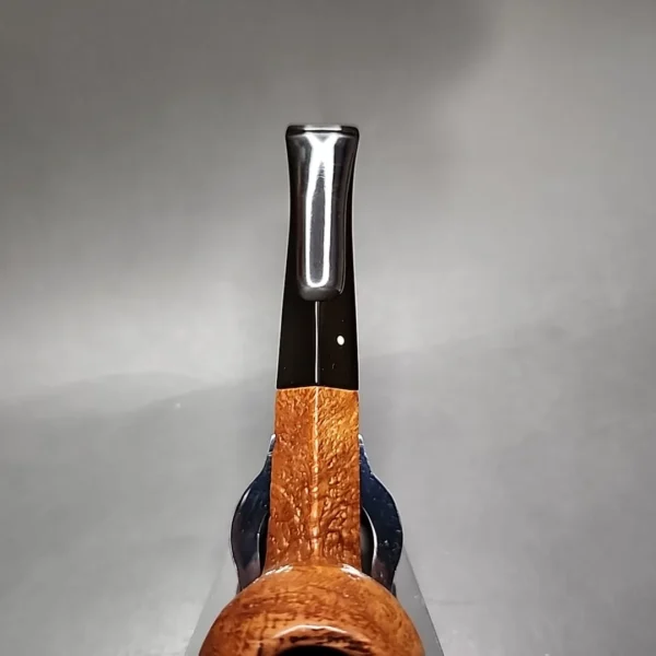 1964 Dunhill Tanshell 48 Sandblasted Bulldog Estate Briar Pipe, English Estates - Image 6