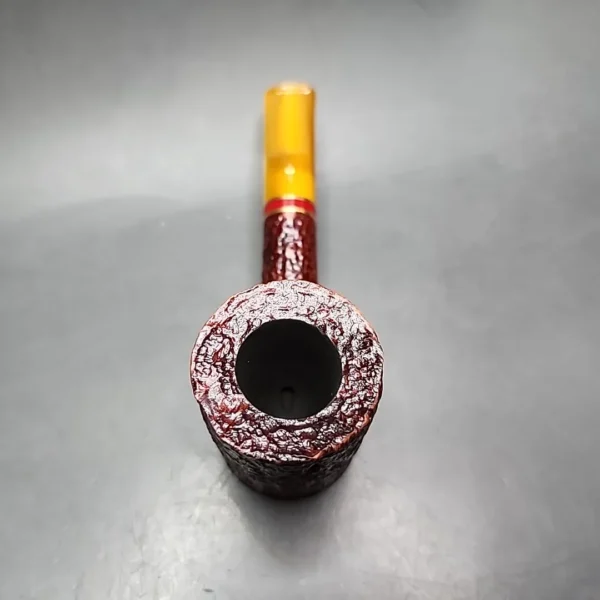 Savinelli 2024 Saint Nicholas 311 KS Rusticated Poker Briar Pipe, 6mm, New - Image 6