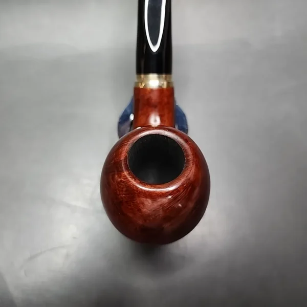 Vauen 3215 Smooth Bent Apple Estate Briar Pipe, Unsmoked, 9mm - Image 6