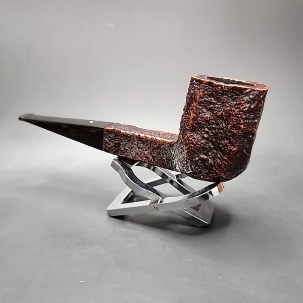 1969 Dunhill Shell ODA 836 Sandblasted Panel Estate Briar Pipe, English Estates - Image 6