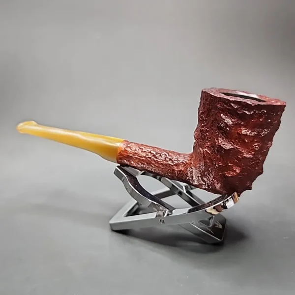 Savinelli Estella 492 KS Rusticated Dublin Estate Briar Pipe, Unsmoked - Image 6