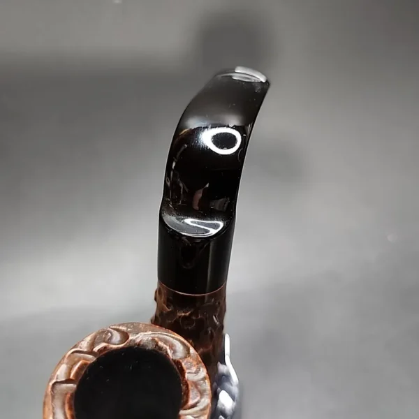Oom Paul Sitter Rusticated Estate Briar Pipe, Italian Estates - Image 6