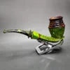 Mutcat Green Calabash Handmade Pipe, New - Image 6