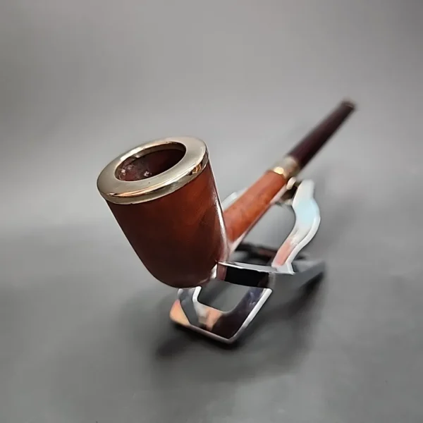 Pre-Kaywoodie KBB Blue Line Bakelite Gold Mounted Dublin Estate Briar Pipe, Unsmoked - Image 6