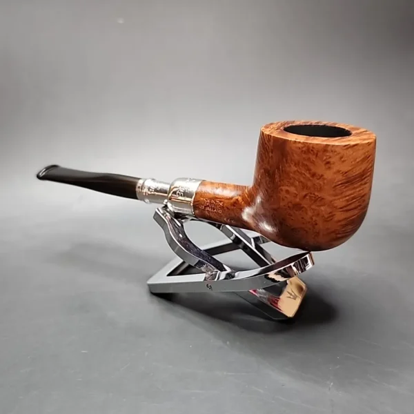 Peterson Spigot Natural 606 Smooth Straight Pot Estate Briar Pipe, Irish Estates - Image 6