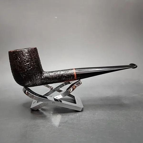 1992 Tsuge Ikebana Sandblasted Billiard Estate Briar Pipe, Japanese Estates - Image 6