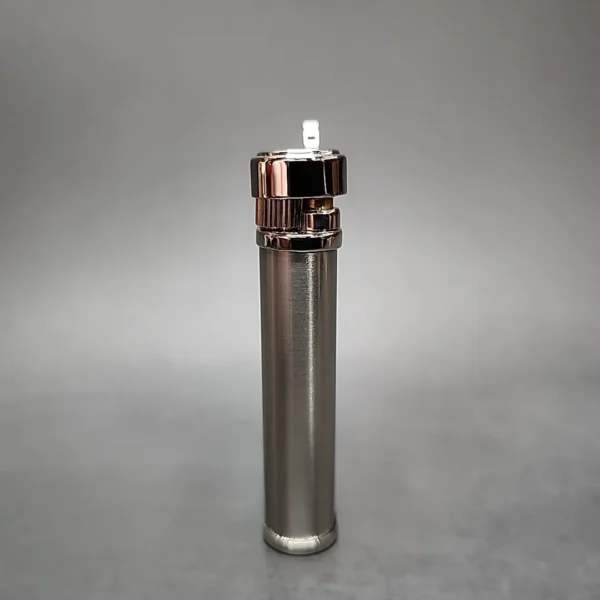 Kiribi Kabuto Silver Satin Pipe Lighter, New - Image 6