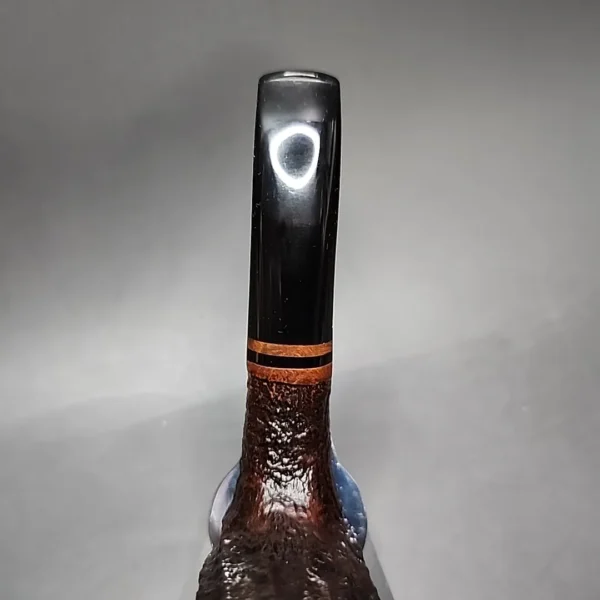 2002 Becker 2 Club Sandblasted Fluted Volcano Estate Briar Pipe, Italian Estates - Image 6