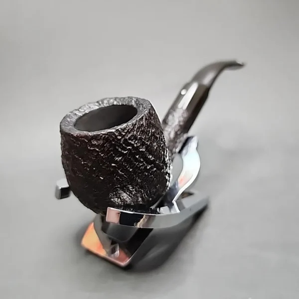 2002 Dunhill Collector HT Shell Briar Bent Pot Estate Briar Pipe, English Estates - Image 6