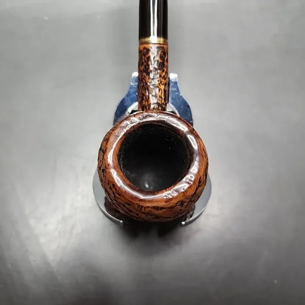 Charatan's Make 73x Lane Era Sandblasted Acorn Estate Briar Pipe, English Estates - Image 6