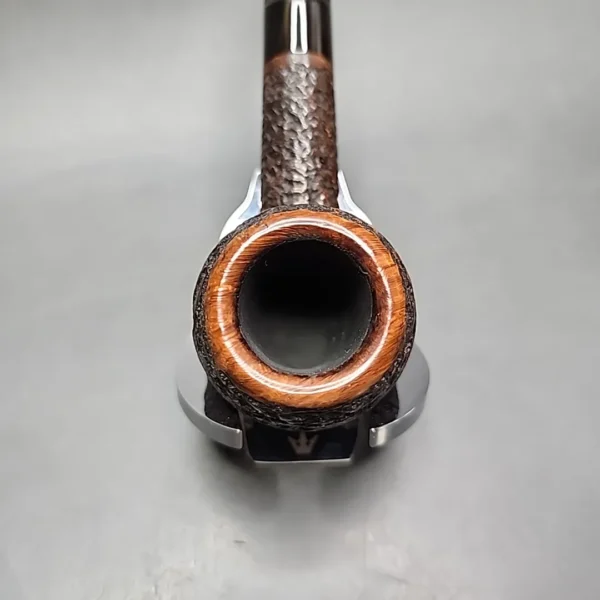 Old England 52S by Sasieni Rusticated Apple Estate Briar Pipe, English Estates - Image 6