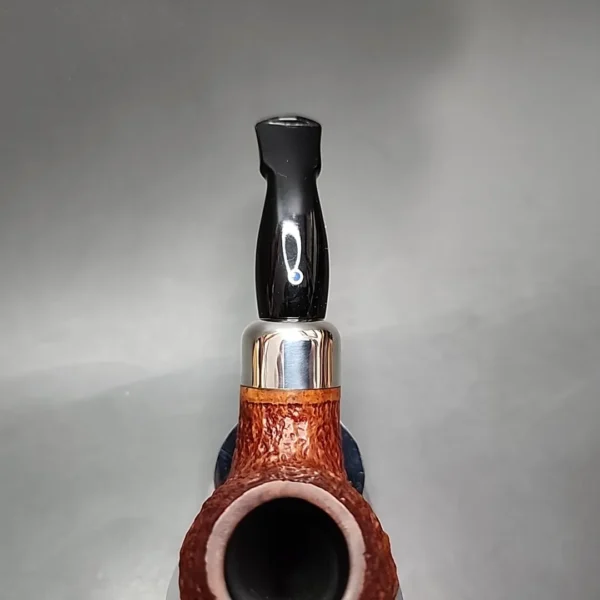 2021 Ardor Urano Bucaneve Rusticated Brandy Estate Briar Pipe, Italian Estates - Image 7