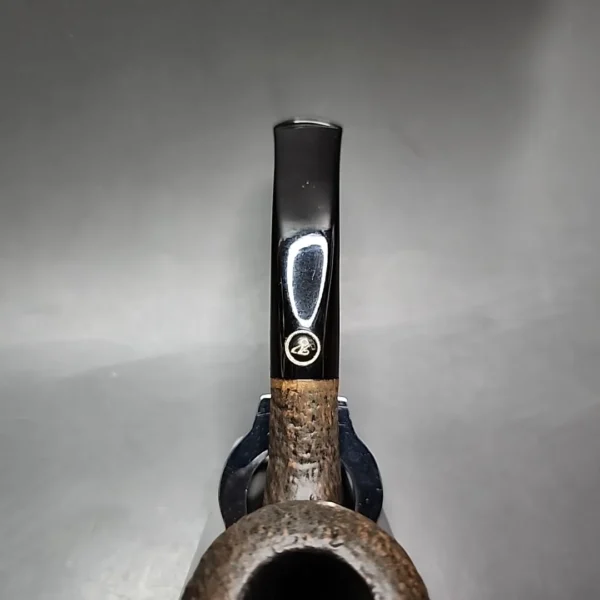 Aldo Velani Barolo Sandblasted Pear Estate Briar Pipe, Unsmoked - Image 7