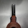 JT Cooke Large Sandblasted Squat Bulldog Estate Briar Pipe, American Estates - Image 7