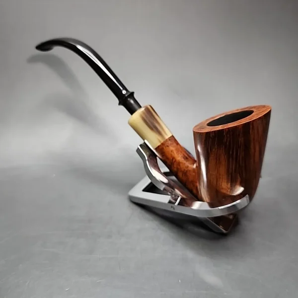 WO Larsen Super 77 Smooth Bent Dublin Estate Briar Pipe, Danish Estates - Image 7