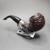 Peterson Pipe of the Year 2024 155/1100 Rusticated Rhodesian Briar Pipe, New - Image 7