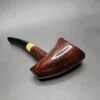 Pipe Tristan Smooth Drunken Poker Sitter Handmade Briar Pipe, New - Image 7