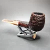 Caminetto Business 121 Rusticated Brandy Estate Briar Pipe, Italian Estates - Image 7