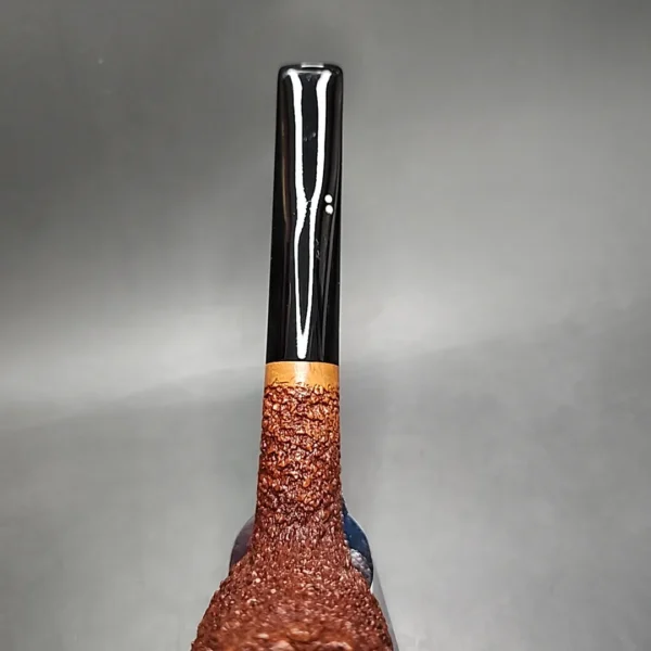 1999 Clarence Mickles Large Rusticated Billiard Estate Briar Pipe, American Estates - Image 7
