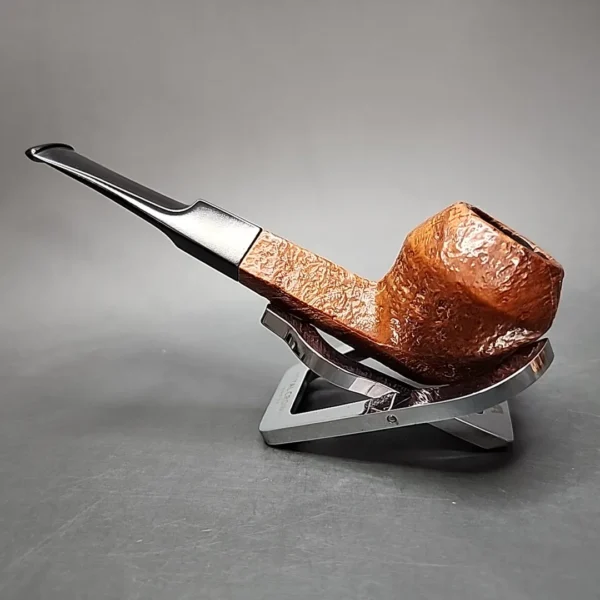 1964 Dunhill Tanshell 48 Sandblasted Bulldog Estate Briar Pipe, English Estates - Image 7