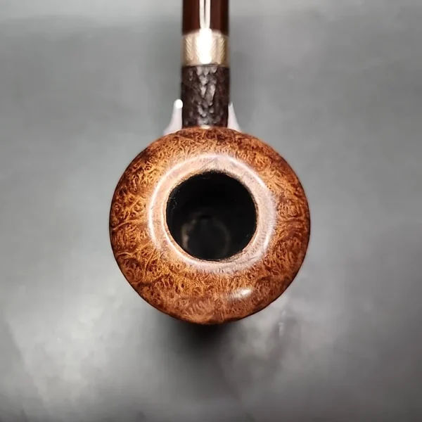 Ferndown Bark 2 Star Bent Dublin Estate Briar Pipe, English Estates - Image 7