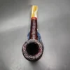 Savinelli 2024 Saint Nicholas 804 KS Rusticated Canadian Briar Pipe, Unsmoked, 6mm - Image 7