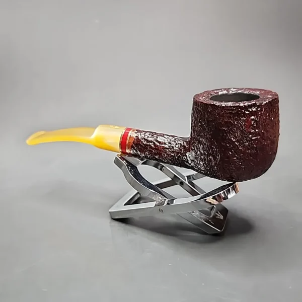 Savinelli 2024 Saint Nicholas 121 KS Rusticated Pot Briar Pipe, 6mm, New - Image 7
