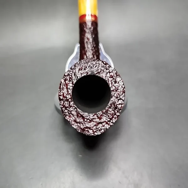 Savinelli 2024 Saint Nicholas 904 KS Rusticated Dublin Briar Pipe, 6mm, New - Image 7