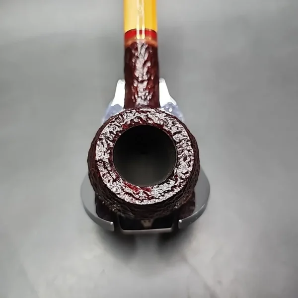Savinelli 2024 Saint Nicholas 315 KS Rusticated Prince Briar Pipe, 6mm, New - Image 7