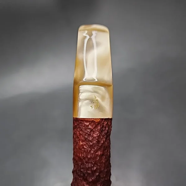 Savinelli Estella Rusticated Freehand Zulu Estate Briar Pipe, Unsmoked - Image 7
