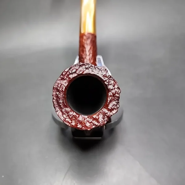 Savinelli Estella 492 KS Rusticated Dublin Estate Briar Pipe, Unsmoked - Image 7
