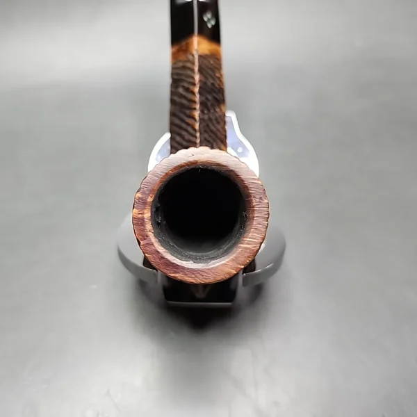 Sasieni Four Dot Rustic Perth Estate Briar Pipe, English Estates - Image 7