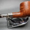 Peterson Spigot Natural 606 Smooth Straight Pot Estate Briar Pipe, Irish Estates - Image 7