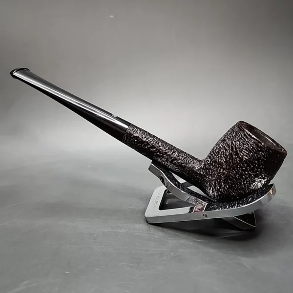 Sashar by Sasieni Rusticated Apple Estate Briar Pipe, Unsmoked - Image 7