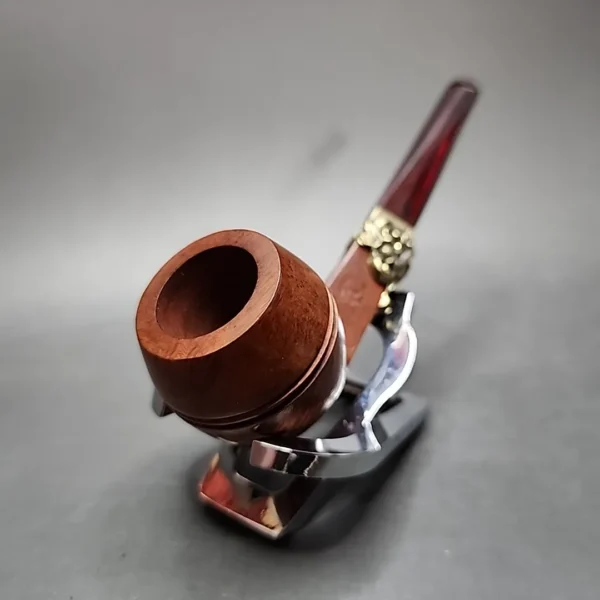 Pre-Kaywoodie KBB Blue Line Bakelite Straight Bulldog Estate Briar Pipe, Unsmoked - Image 7