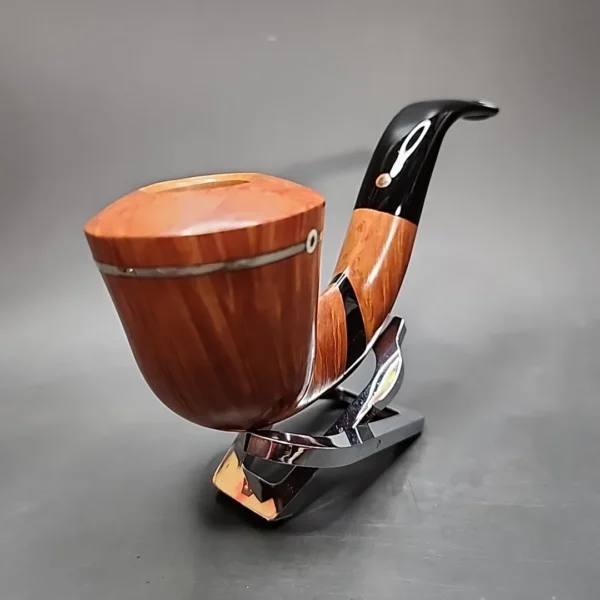 Tommaso Spanu Millennio 2000 Bent Dublin Estate Briar Pipe, Unsmoked - Image 7