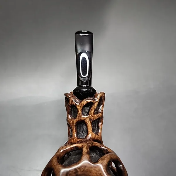 Moonlight Lotus Handmade Briar Pipe, New - Image 7