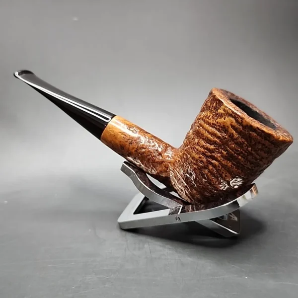 Charatan's Make Selected Sandblasted Dublin Estate Briar Pipe, English Estates - Image 7