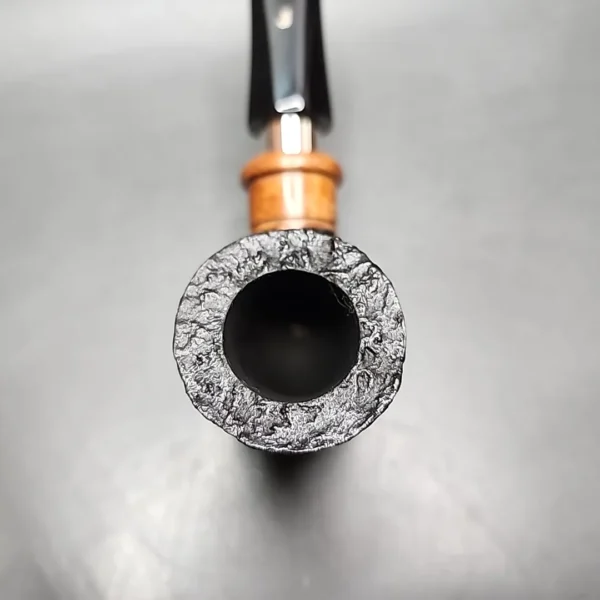 Ser Jacopo Delecta S1 Sandblasted Cherrywood Estate Briar Pipe, Italian Estates - Image 7