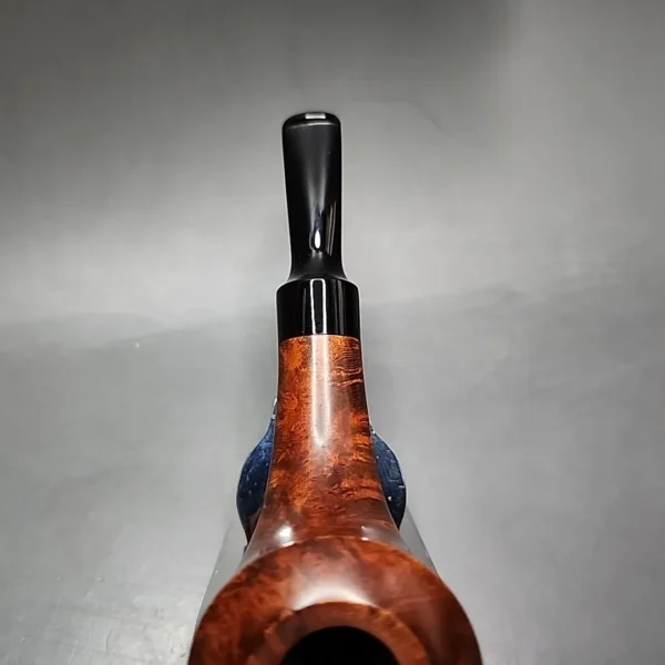 Andreas Bennwik Smooth Bent Horn Handmade Estate Briar Pipe, Unsmoked - Image 6