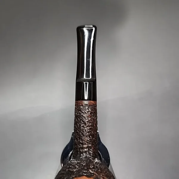 Old England 52S by Sasieni Rusticated Apple Estate Briar Pipe, English Estates - Image 7
