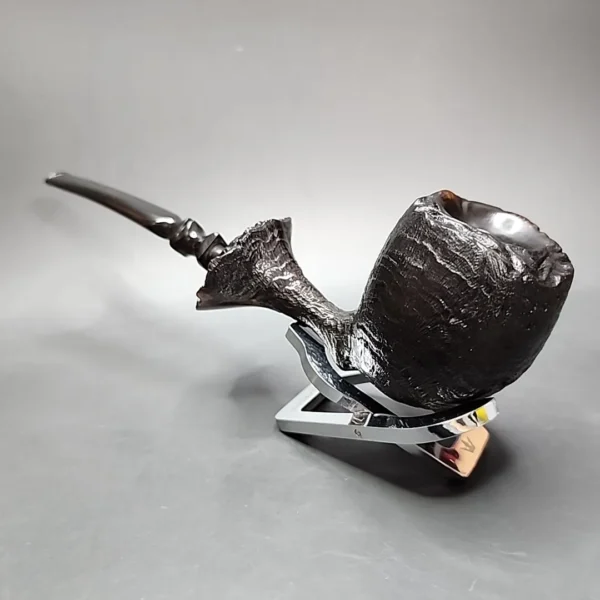 Preben Holm Hand Cut Sandblasted Freehand Estate Briar Pipe, Danish Estates - Image 7