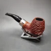 2021 Ardor Urano Bucaneve Rusticated Brandy Estate Briar Pipe, Italian Estates - Image 8
