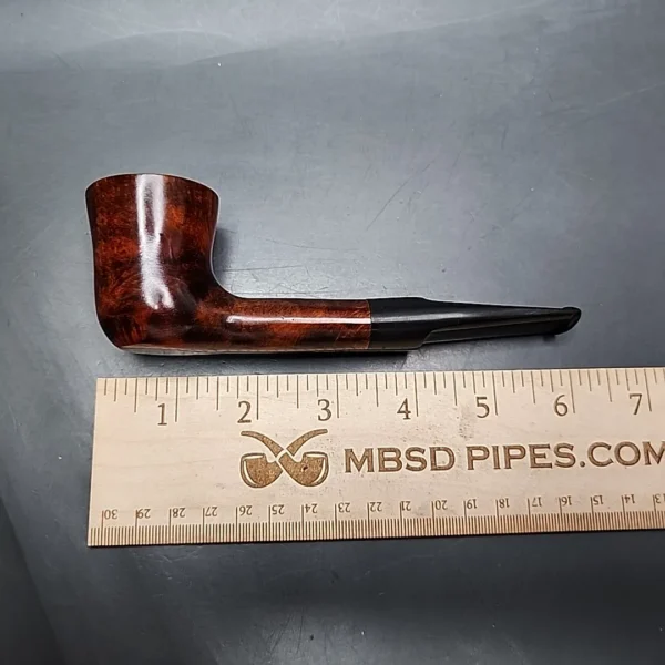 Roma Smooth Straight Vase Estate Briar Pipe, Unsmoked - Image 8