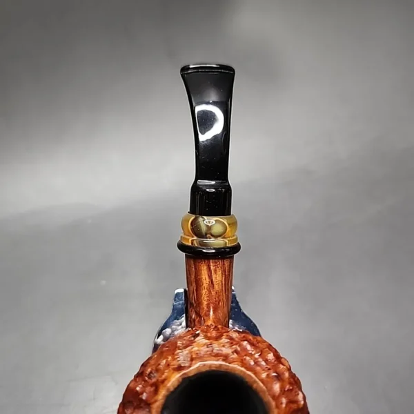 Neerup Classic Rusticated Strawberry Sitter Estate Briar Pipe, Unsmoked - Image 8